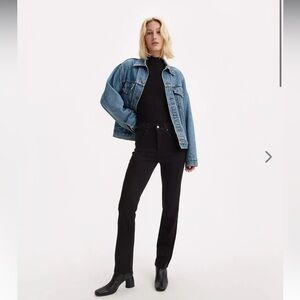 LEVI’s 724 HIGH RISE SLIM STRAIGHT WOMEN'S JEANS 24W 32L